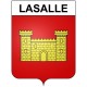 Lasalle 30 ville Stickers blason autocollant adhésif