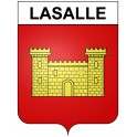 Lasalle 30 ville Stickers blason autocollant adhésif