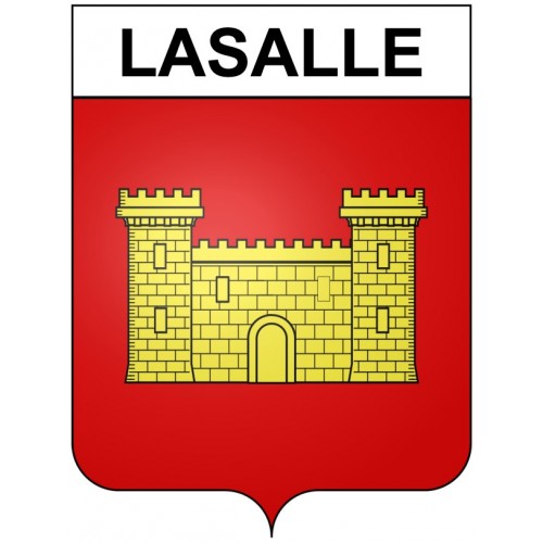 Lasalle 30 ville Stickers blason autocollant adhésif