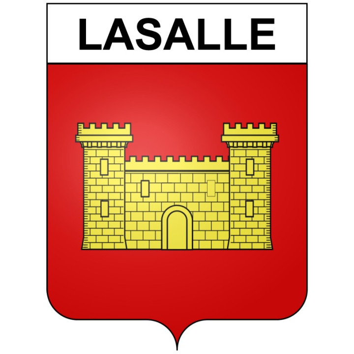 Stickers coat of arms Bazas adhesive sticker
