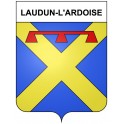 Laudun-l'Ardoise 30 ville Stickers blason autocollant adhésif