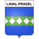 Stickers coat of arms Bazas adhesive sticker