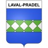 Stickers coat of arms Bazas adhesive sticker