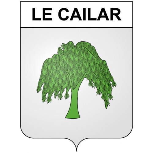 Le Cailar 30 ville Stickers blason autocollant adhésif