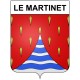 Le Martinet 30 ville Stickers blason autocollant adhésif
