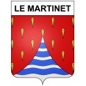 Le Martinet 30 ville Stickers blason autocollant adhésif