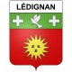 Stickers coat of arms Bazas adhesive sticker
