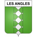 Les Angles 30 ville Stickers blason autocollant adhésif