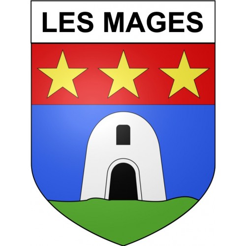 Stickers coat of arms Bazas adhesive sticker