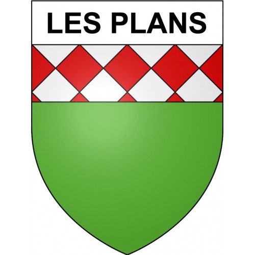 Les Plans 30 ville Stickers blason autocollant adhésif
