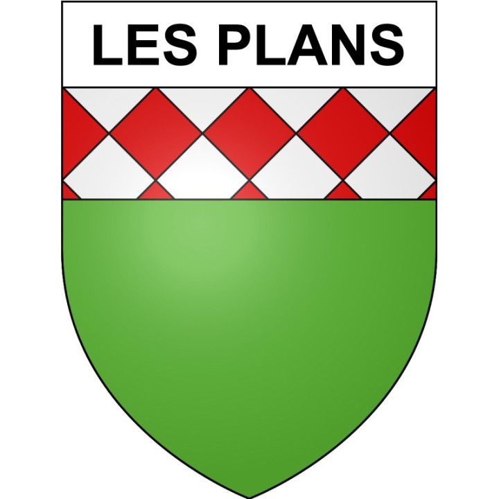 Les Plans 30 ville Stickers blason autocollant adhésif