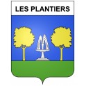 Les Plantiers 30 ville Stickers blason autocollant adhésif