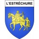 L'Estréchure 30 ville Stickers blason autocollant adhésif