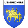L'Estréchure 30 ville Stickers blason autocollant adhésif