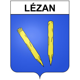Stickers coat of arms Bazas adhesive sticker