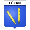 Lézan 30 ville Stickers blason autocollant adhésif