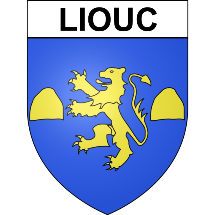 Liouc 30 ville Stickers blason autocollant adhésif