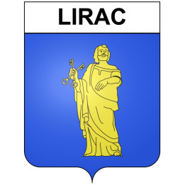 Lirac 30 ville Stickers blason autocollant adhésif