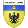 Logrian-Florian 30 ville Stickers blason autocollant adhésif