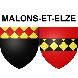 Stickers coat of arms Bazas adhesive sticker