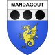 Stickers coat of arms Bazas adhesive sticker