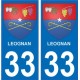 64 Pau-aufkleber plakette ez stadt