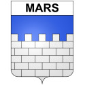 Stickers coat of arms Bazas adhesive sticker