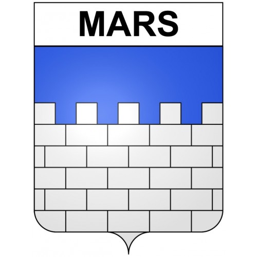 Stickers coat of arms Bazas adhesive sticker