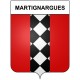Martignargues 30 ville Stickers blason autocollant adhésif