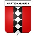 Martignargues 30 ville Stickers blason autocollant adhésif