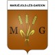 Maruéjols-lès-Gardon 30 ville Stickers blason autocollant adhésif