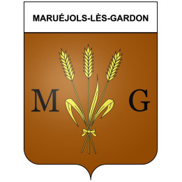 Stickers coat of arms Bazas adhesive sticker