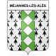 Pegatinas escudo de armas de Bazas adhesivo de la etiqueta engomada