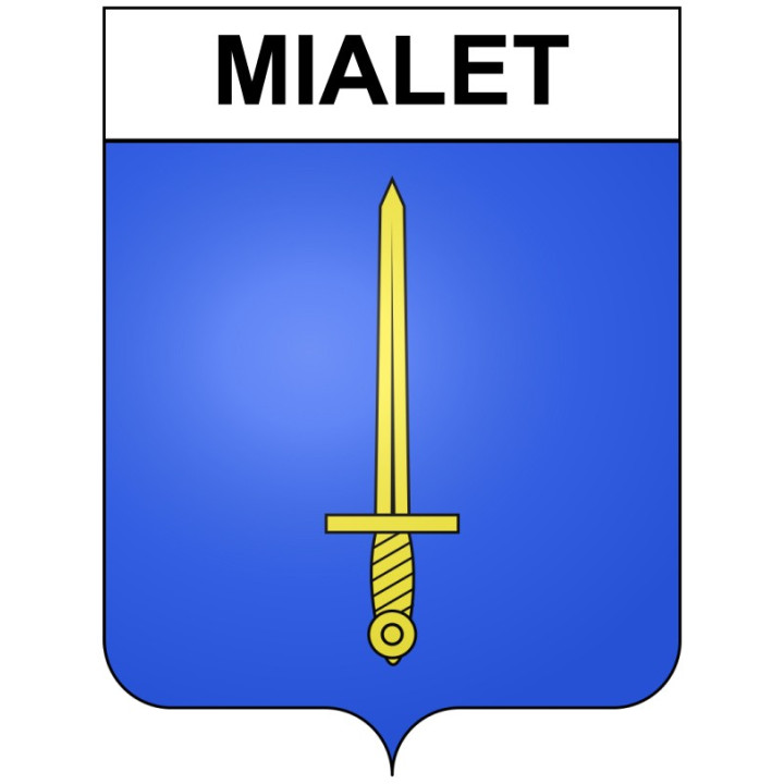Stickers coat of arms Bazas adhesive sticker