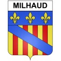 Milhaud 30 ville Stickers blason autocollant adhésif