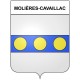 Molières-Cavaillac 30 ville Stickers blason autocollant adhésif
