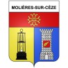 Stickers coat of arms Bazas adhesive sticker