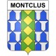 Montclus 30 ville Stickers blason autocollant adhésif