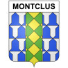 Stickers coat of arms Bazas adhesive sticker