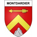Montdardier 30 ville Stickers blason autocollant adhésif