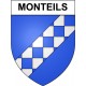 Stickers coat of arms Bazas adhesive sticker