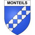 Stickers coat of arms Bazas adhesive sticker