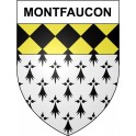 Montfaucon 30 ville Stickers blason autocollant adhésif