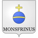 Montfrin 30 ville Stickers blason autocollant adhésif