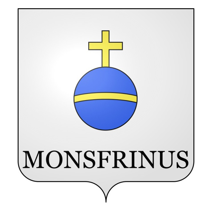 Montfrin 30 ville Stickers blason autocollant adhésif