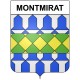 Montmirat 30 ville Stickers blason autocollant adhésif