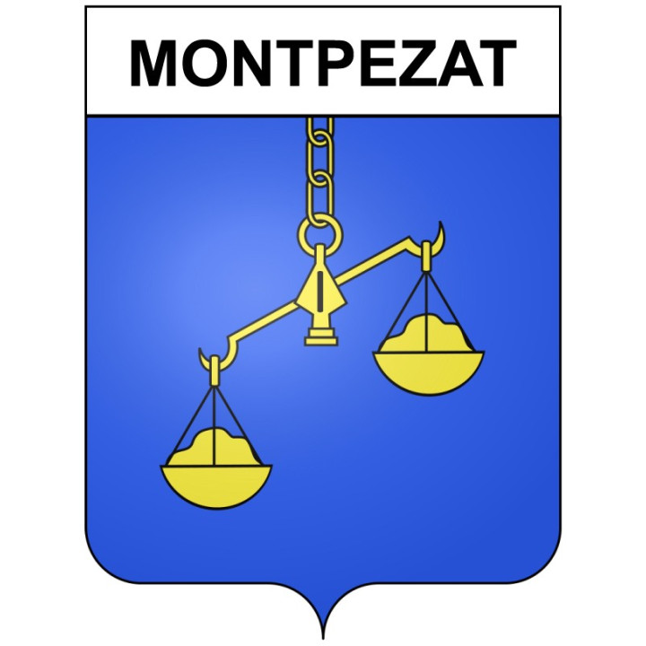 Stickers coat of arms Bazas adhesive sticker