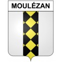 Moulézan 30 ville Stickers blason autocollant adhésif