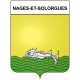 Nages-et-Solorgues 30 ville Stickers blason autocollant adhésif