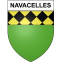 Navacelles 30 ville Stickers blason autocollant adhésif